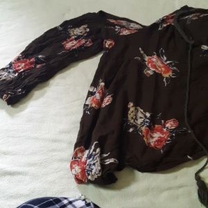 Cold shoulder bress up shirt